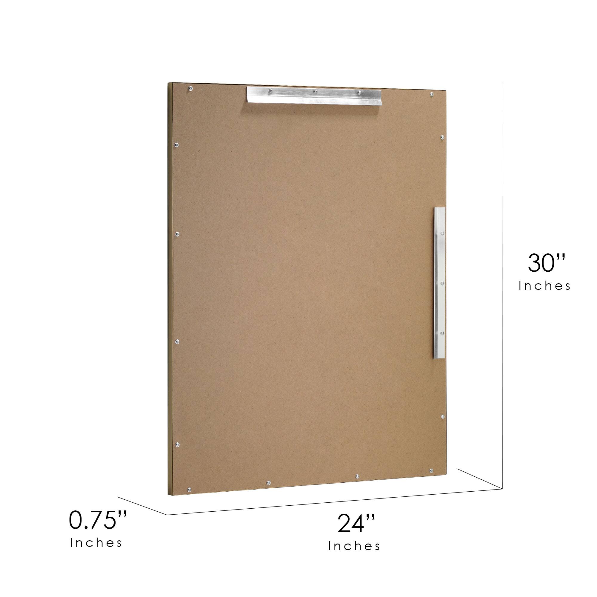 Head West Classic Gold Metal Framed Wall Mirror - 30" x 24"